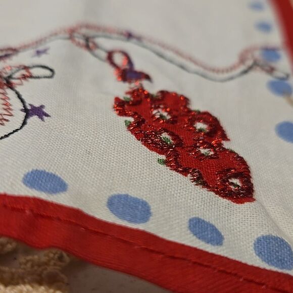 Holiday Cocktail Napkins 100% Cotton From India - Picture 5 of 13